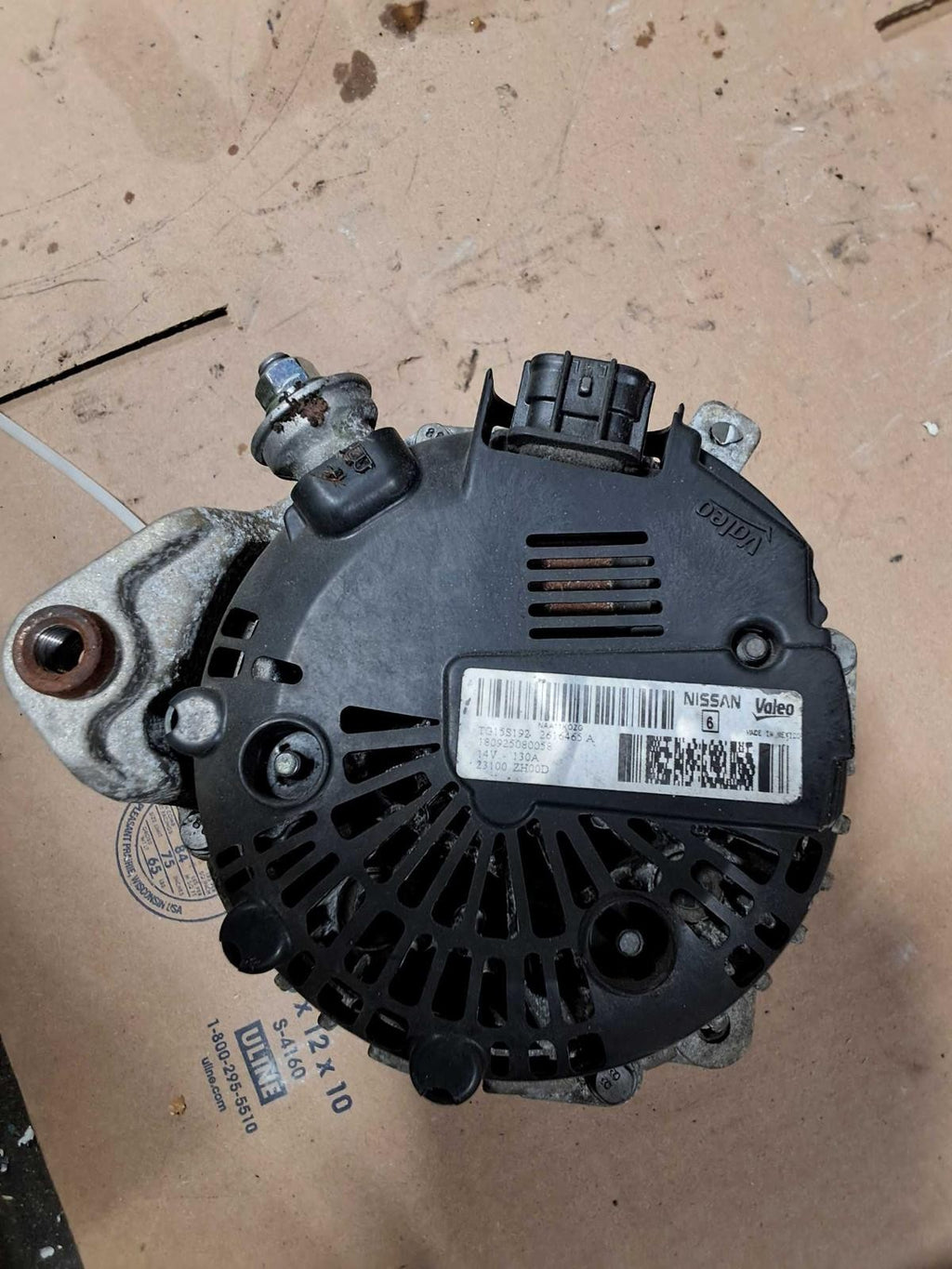 Used Alternator fits: 2019 Nissan Frontier 6 cylinder w/flex fuel Grade A