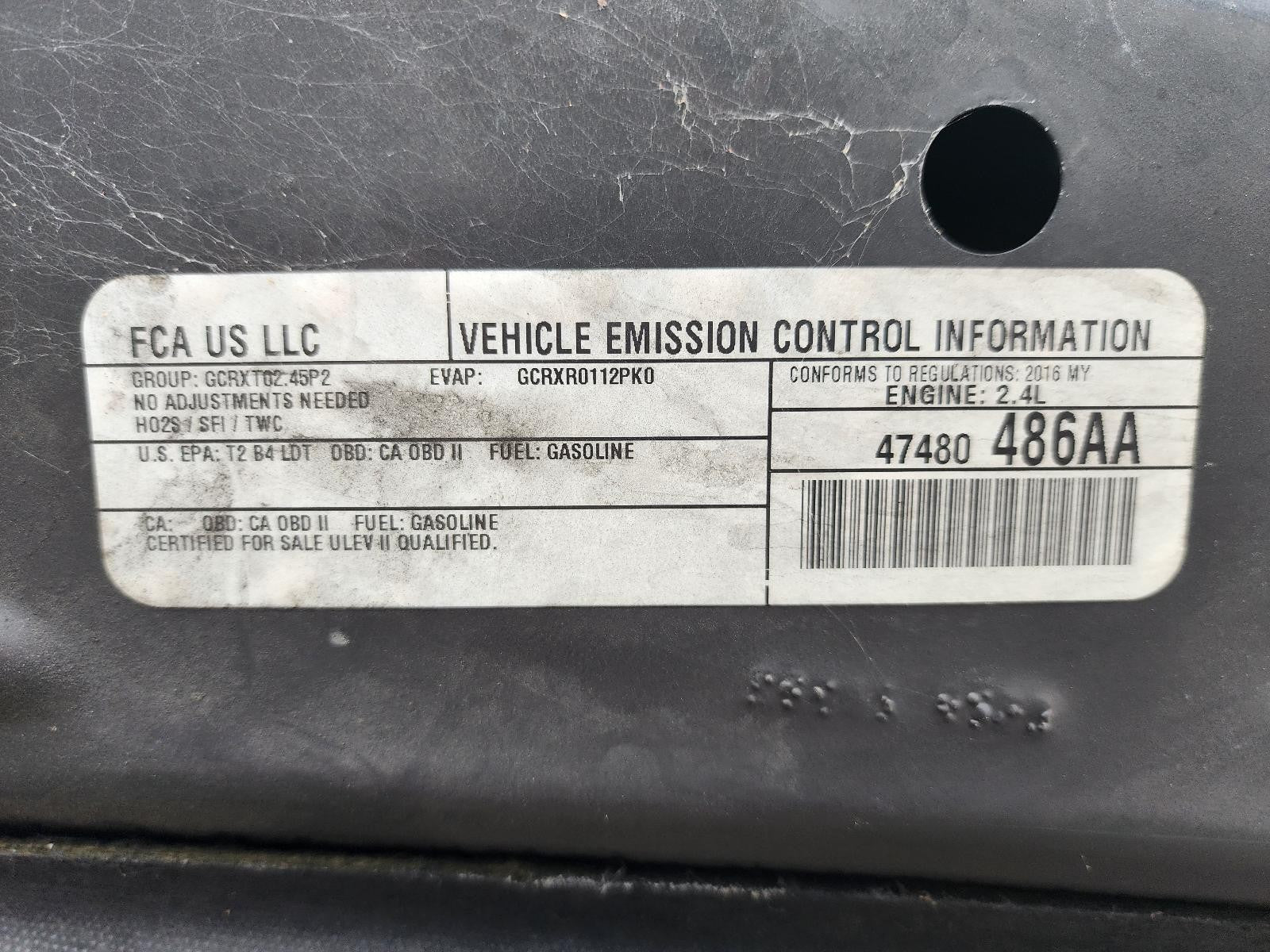 Used Transfer Case Assembly fits: 2016 Jeep Patriot AT 6 speed Grade B