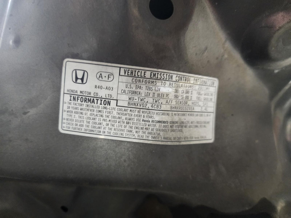 Used A/C Compressor fits: 2011 Honda Accord 2.4 Grade A