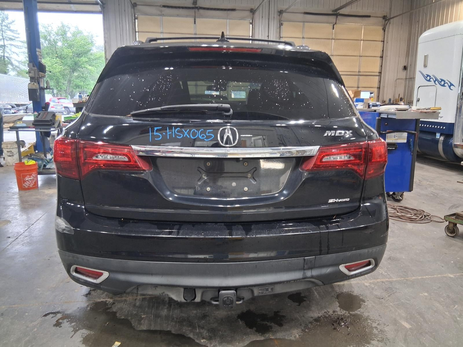 Used Front Center Interior Rear View Mirror fits: 2015 Acura Mdx Tech VIN 4 and
