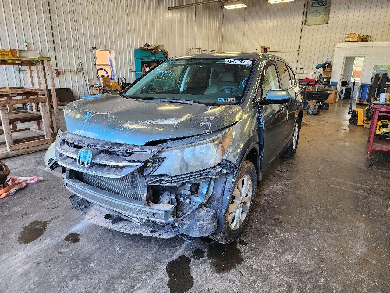 Used Right Upper Tail Light Assembly fits: 2014 Honda Cr-v upper Right Upper Gra