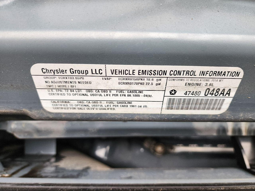 Used Starter Motor fits: 2014 Jeep Wrangler 3.6L 48 volt system eTorque Grade A
