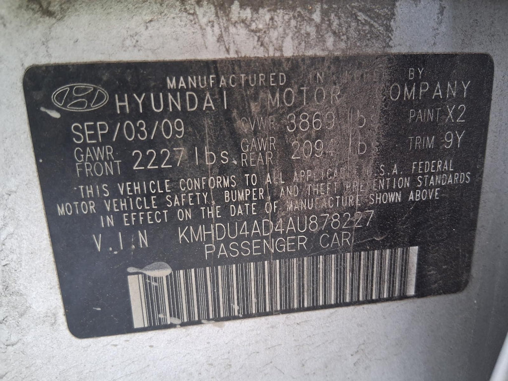 Used A/C Compressor fits: 2010 Hyundai Elantra SW Grade C