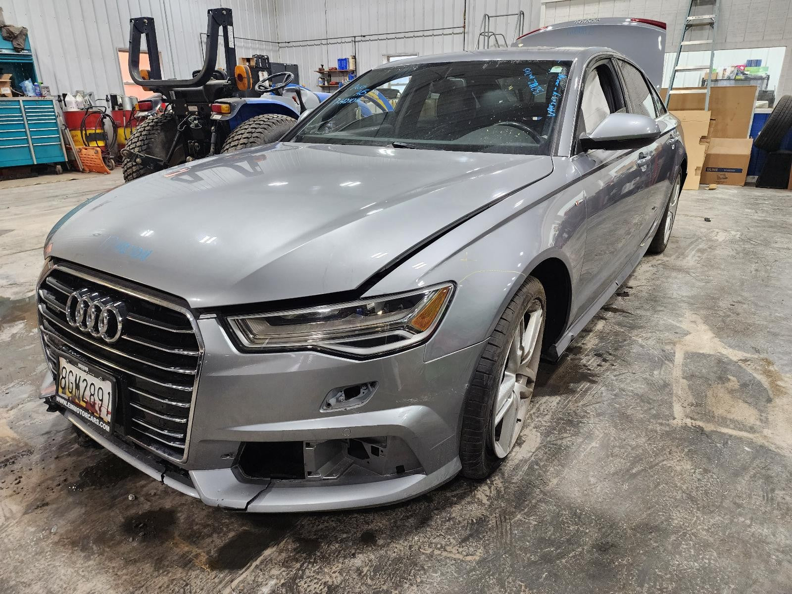 Used Right Sun Visor fits: 2017 Audi A6 w/illumination Right Grade A