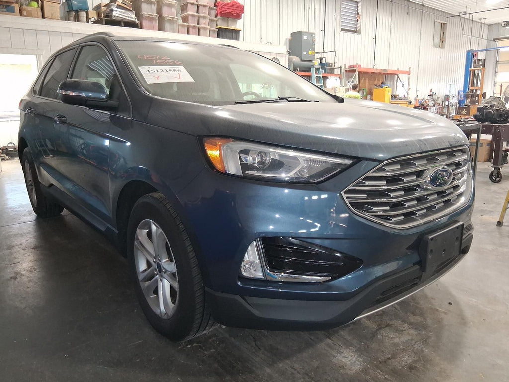 Used Left Sun Visor fits: 2019 Ford Edge illuminated w/o sunroof L. w/garage doo