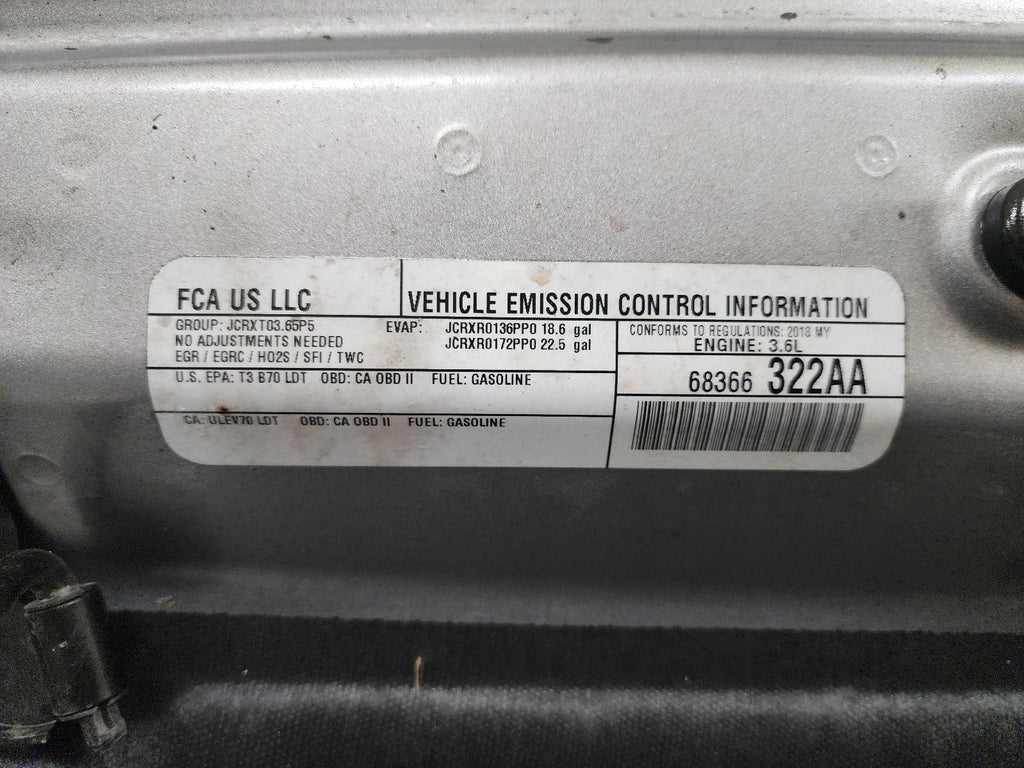 Used Engine Coolant Reservoir fits: 2018 Jeep Wrangler LHD VIN X 6th digit JL bo