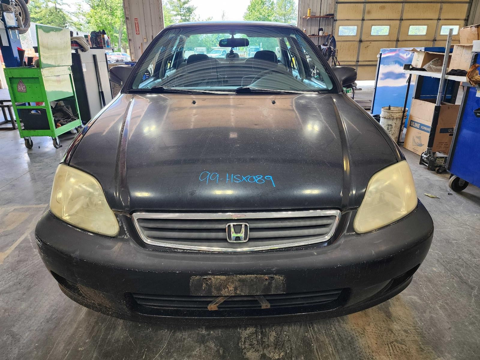 Used Rear Right Door Window Regulator Rear fits: 1999 Honda Civic electric Rear