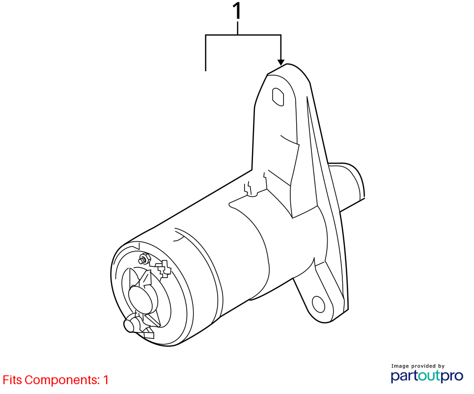 Used Starter Motor fits: 2021 Nissan Versa 1.6 Grade B