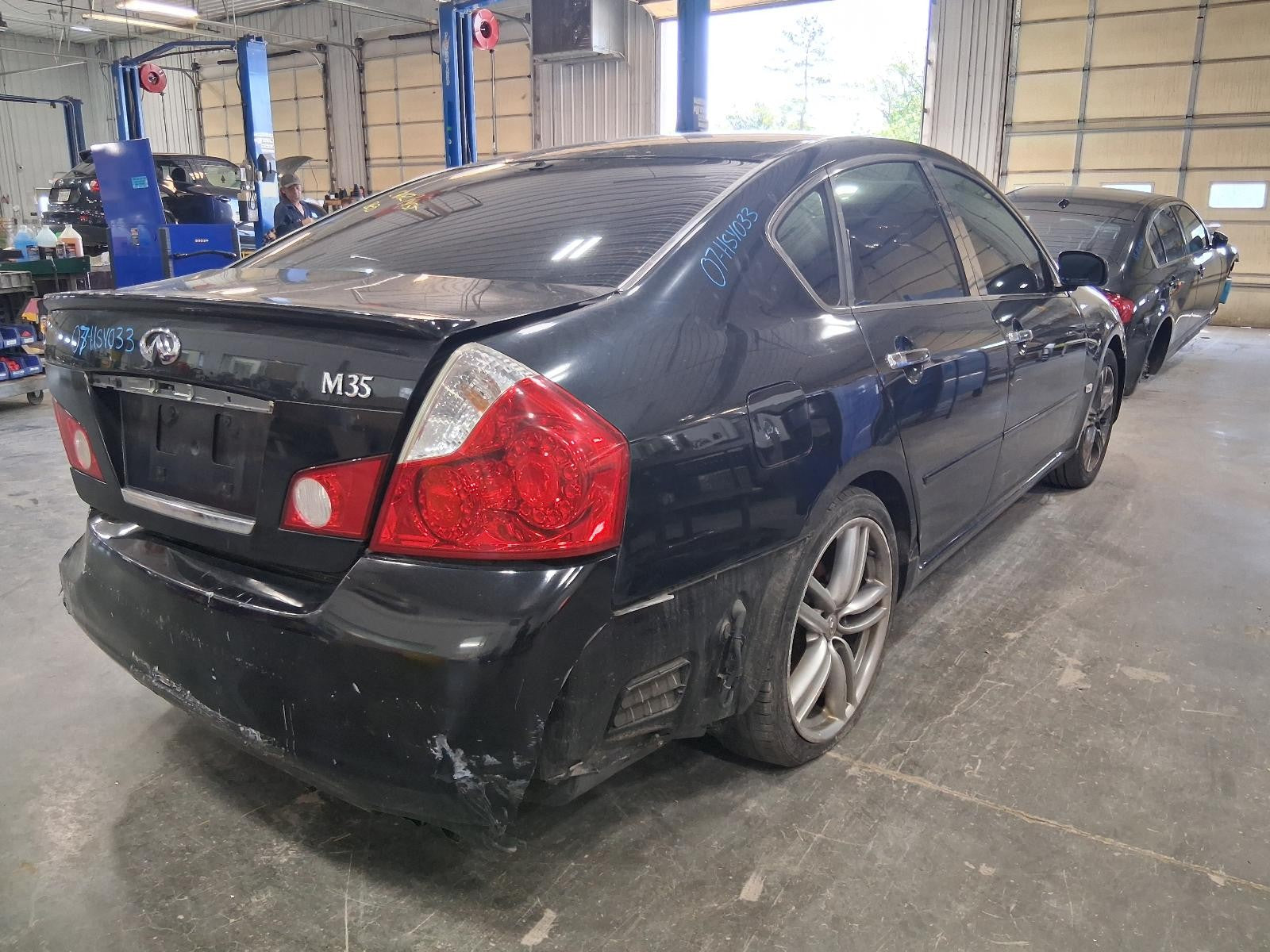 Used Steering Column fits: 2007 Infiniti M35 Floor Shift from 9/06 RWD w/o adapt