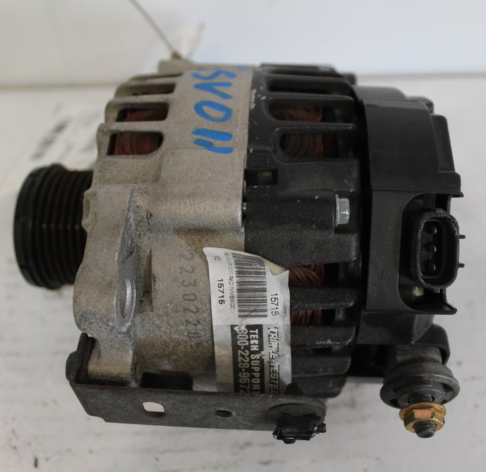 Used Alternator fits: 2012 Nissan Rogue 2.5L 4 cylinder w/o Hybrid Grade A