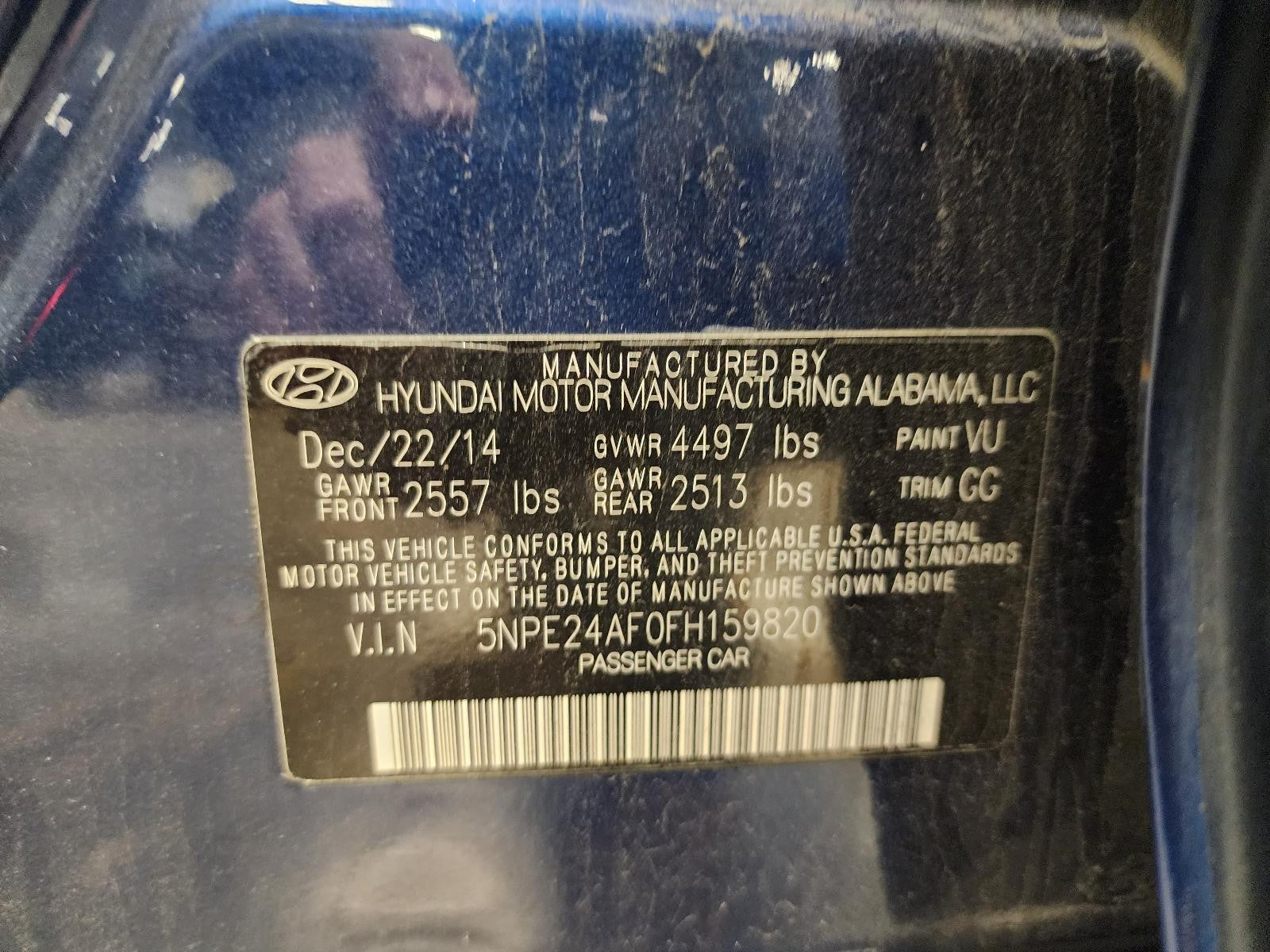 Used Alternator fits: 2015 Hyundai Sonata 2.4 Grade C