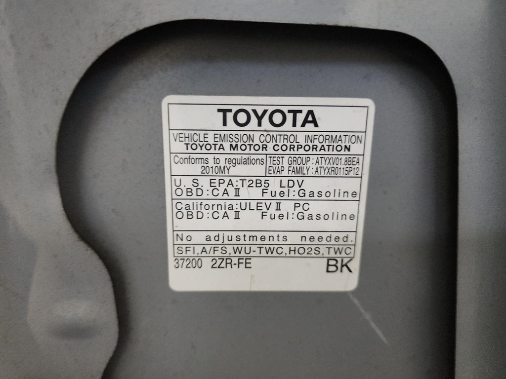 Used Front Bumper Reinforcement Front fits: 2010 Toyota Corolla Front Grade A