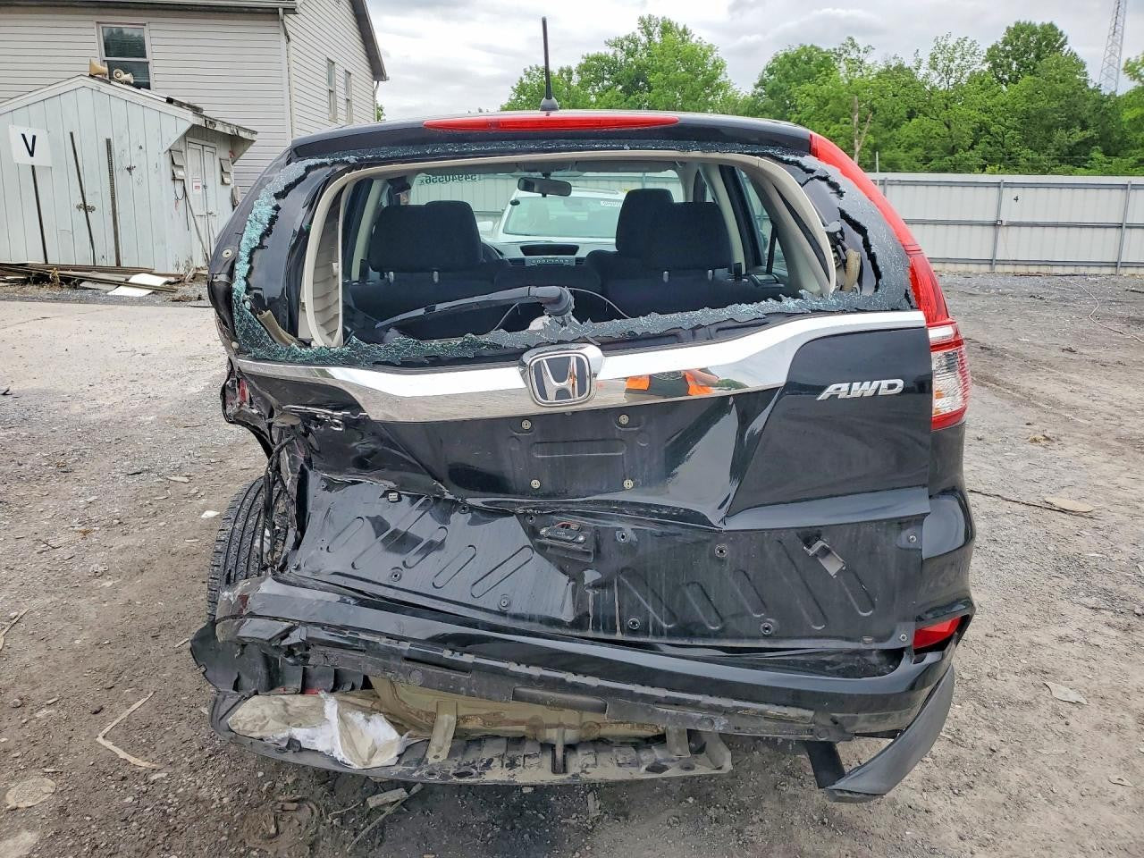Used Right Door Mirror fits: 2016 Honda Cr-v Power LX moulded black US market no