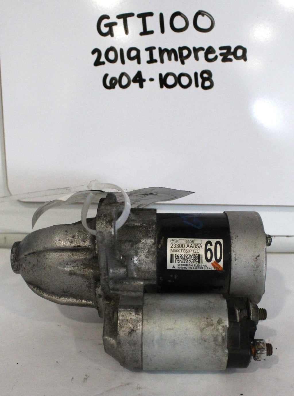 Used Starter Motor fits: 2019 Subaru Impreza AT CVT Grade A