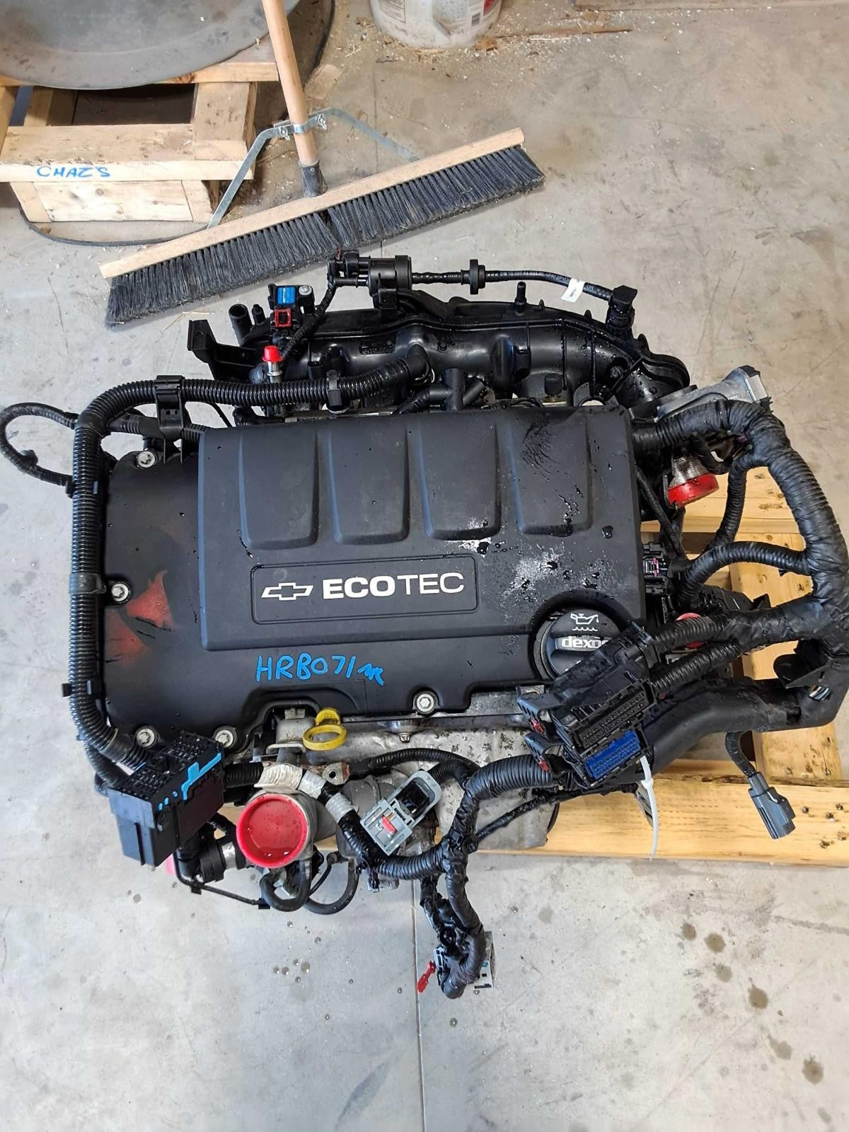 Used Engine Complete Assembly fits: 2017 Chevrolet Trax 1.4L VIN B 8th digit opt