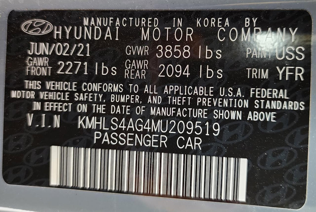 Used Wheel fits: 2021 Hyundai Elantra 16x6-1/2 alloy Grade A