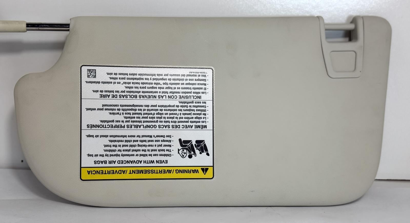 2013-2019 FORD ESCAPE SUN VISOR LEFT DRIVER SIDE OEM