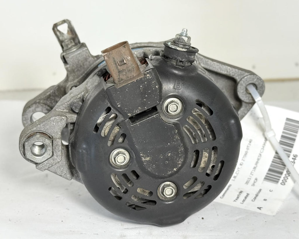 Used Alternator fits: 2015 Toyota Corolla 1.8L 100A ID 27060-0T240 Grade A