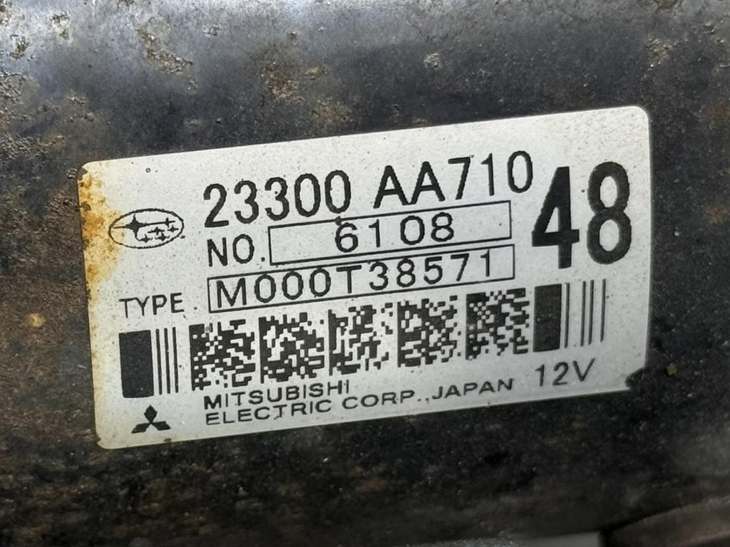 2014-2018 SUBARU FORESTER STARTER MOTOR 2.5L AUTOMATIC OEM