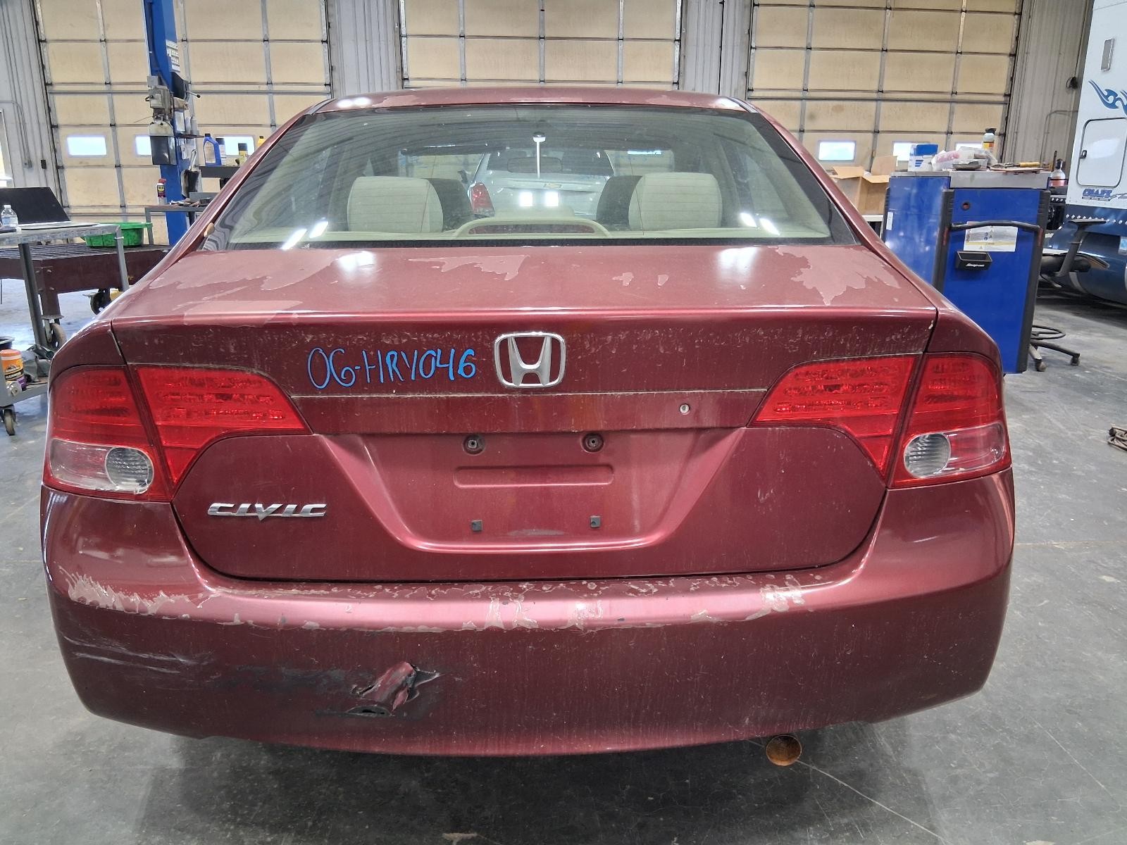 Used Rear Right Door Window Regulator Rear fits: 2006 Honda Civic electric Rear