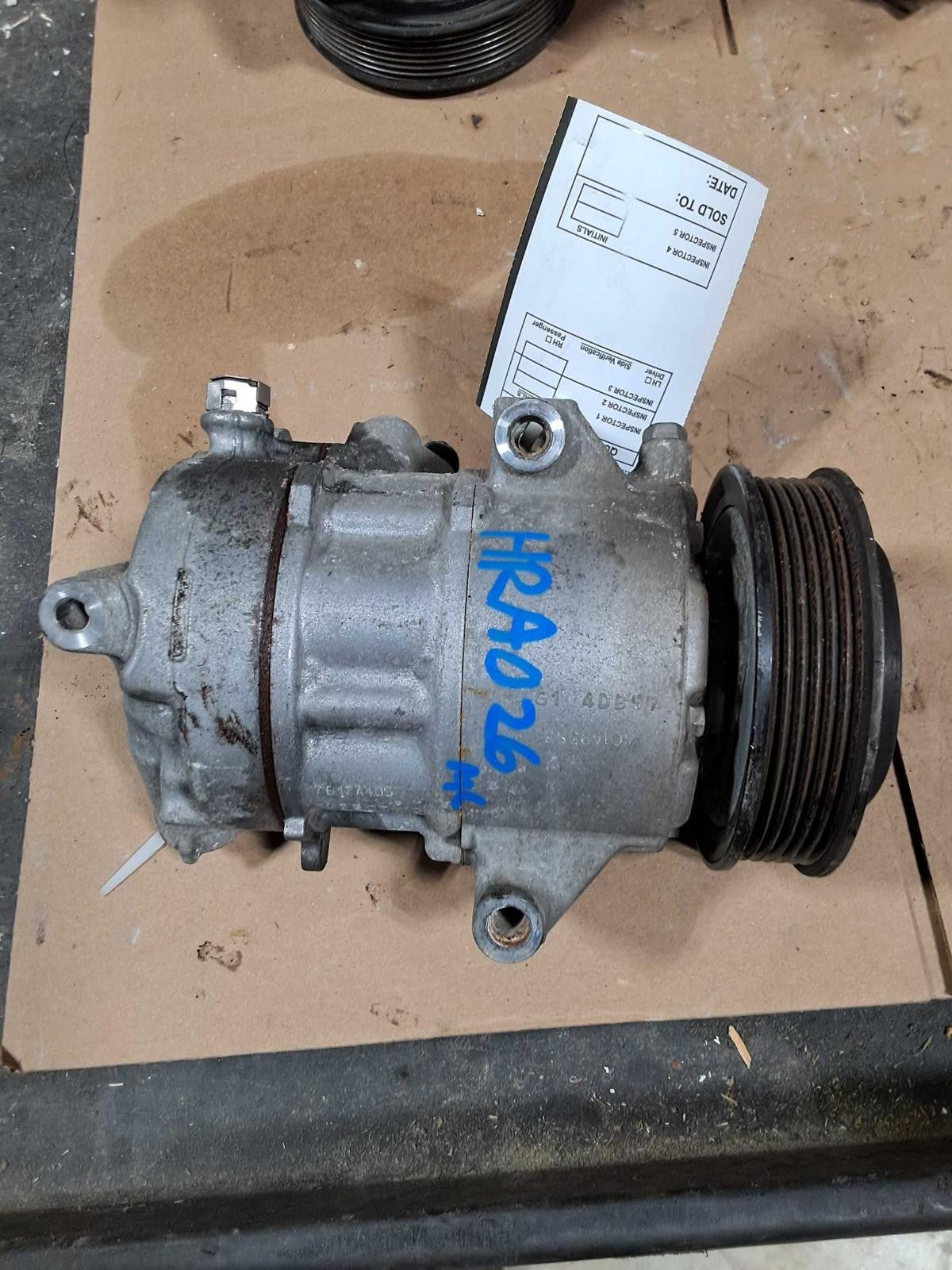 Used A/C Compressor fits: 2022 Hyundai Sonata US built Grade C