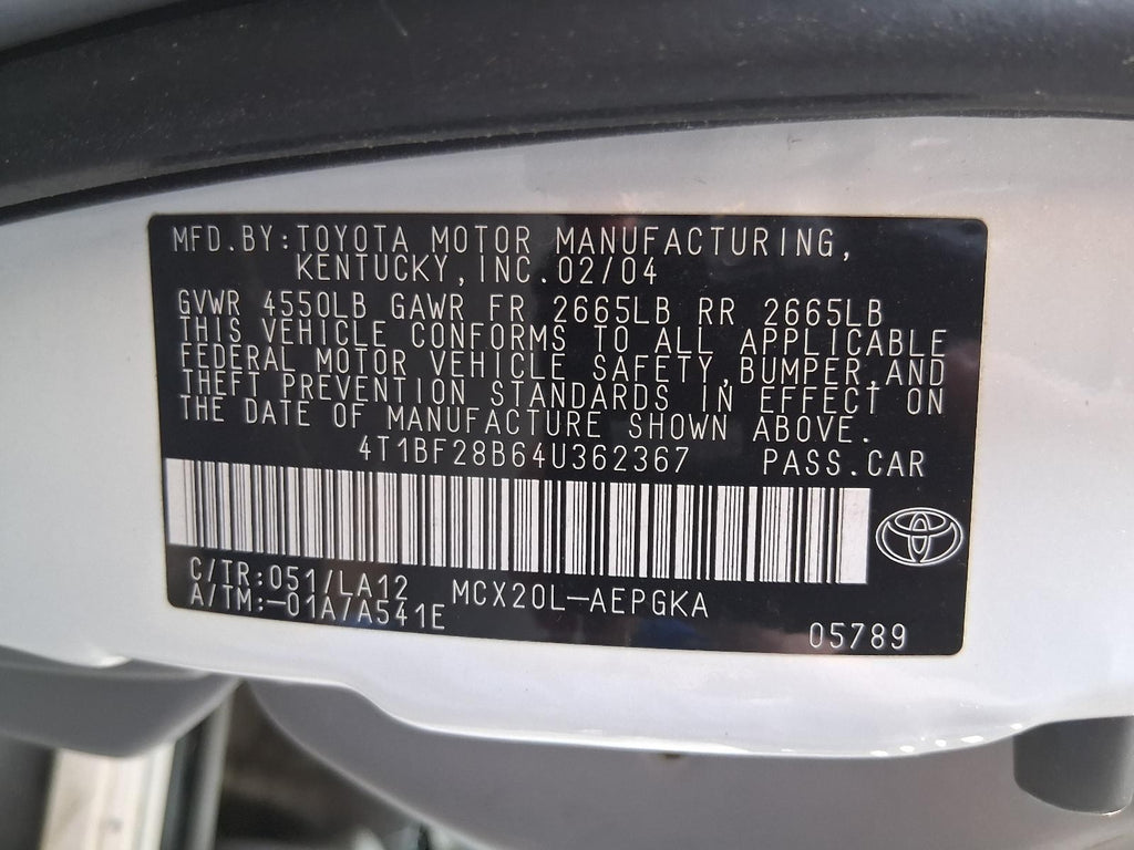Used Engine Coolant Reservoir fits: 2004 Toyota Avalon  Grade A