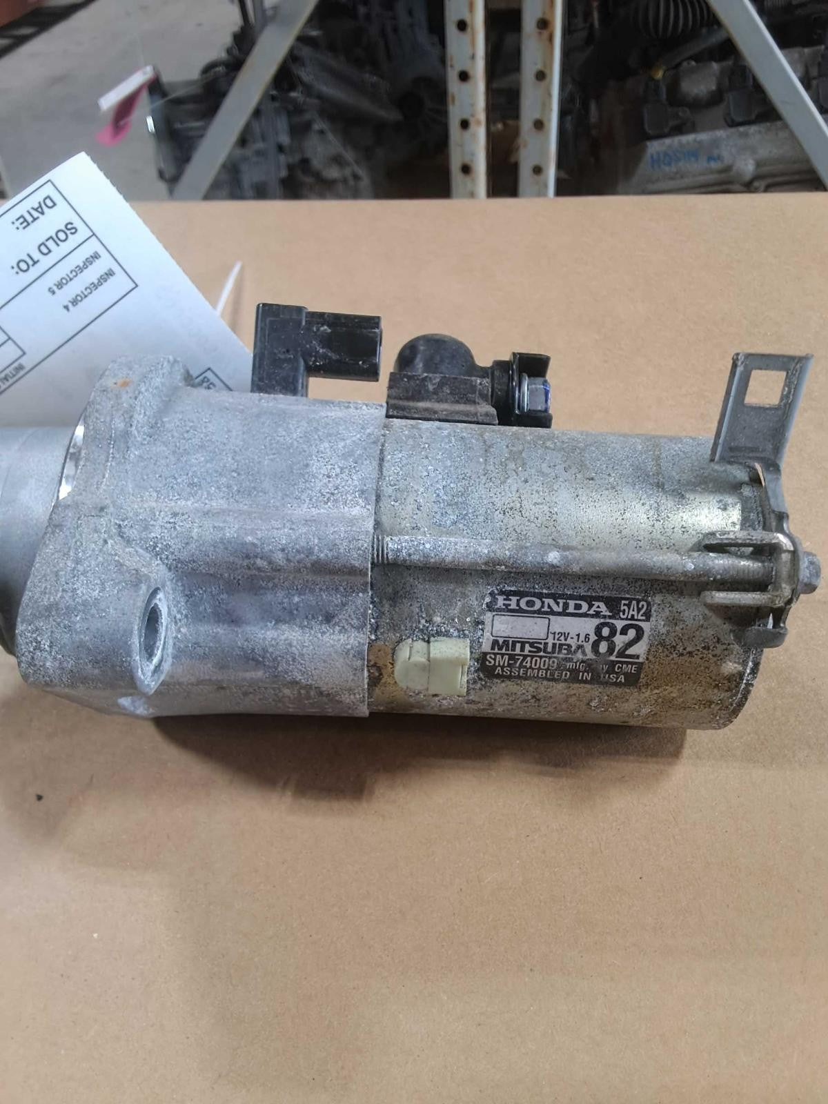 Used Starter Motor fits: 2016 Honda Cr-v 2.4L AT CVT Grade A