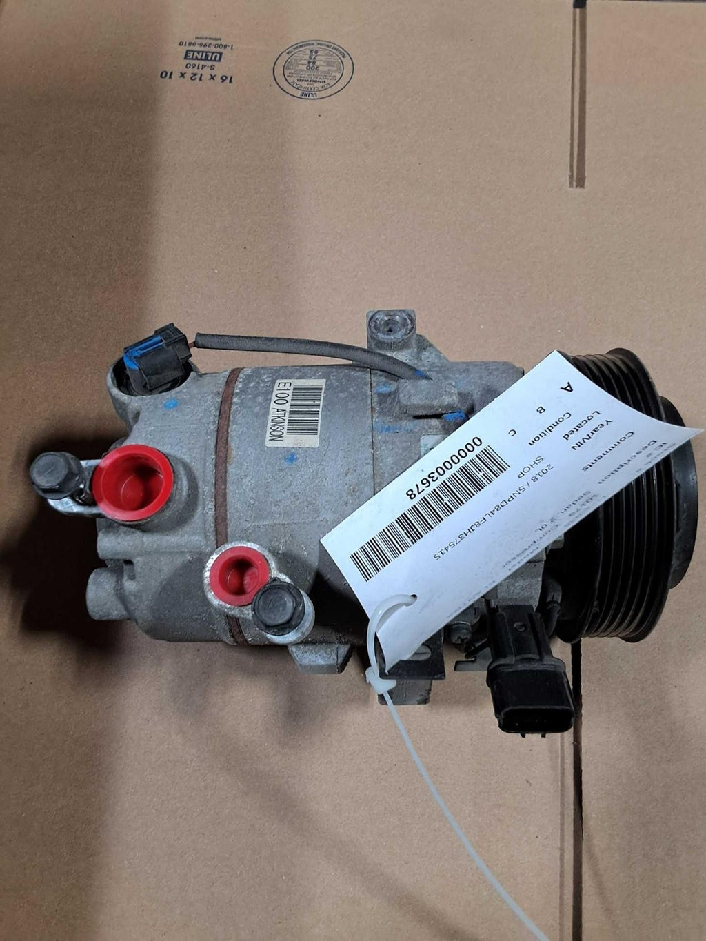 Used A/C Compressor fits: 2018 Hyundai Elantra Sedan 2.0 Grade A