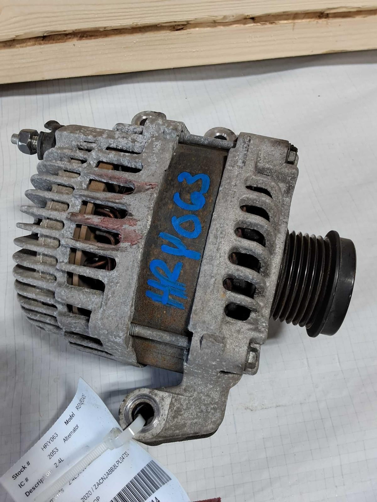 Used Alternator fits: 2020 Jeep Renegade Sdn 2.4L 160 amp Grade B