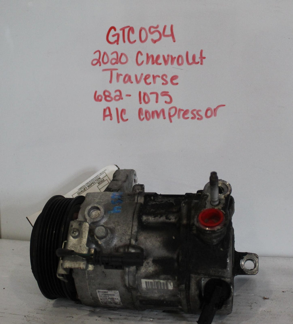CHEVROLET TRAVERSE Compressor  20 21 22 23