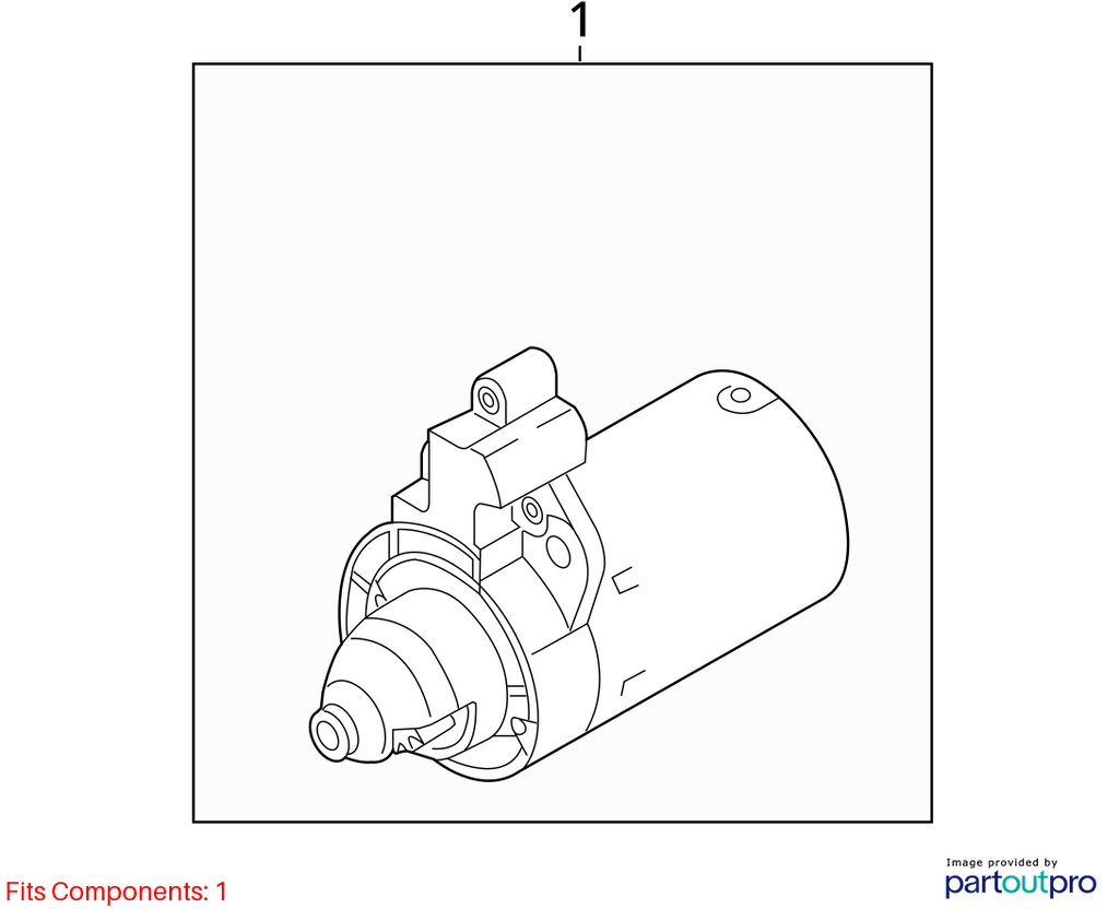 Used Starter Motor fits: 2014 Audi A4 2.0L turbo regenerative braking opt 7L1 Gr