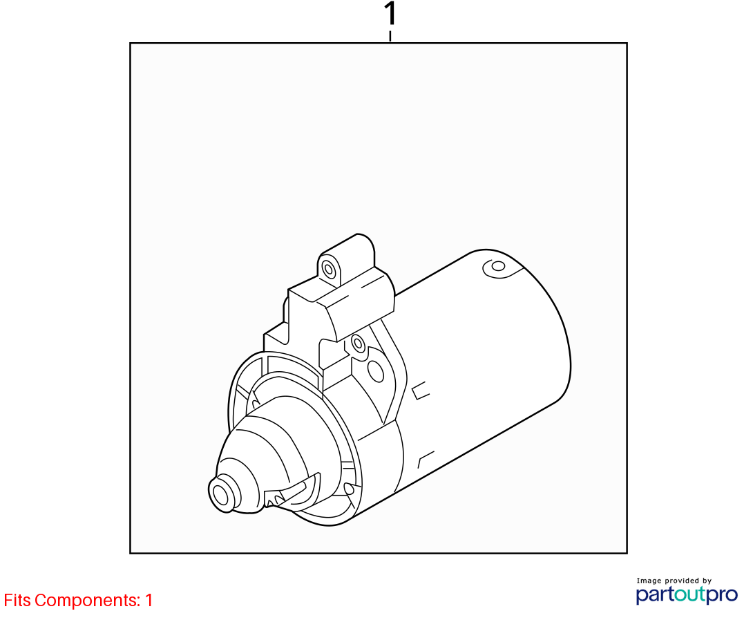 Used Starter Motor fits: 2014 Audi A4 2.0L turbo regenerative braking opt 7L1 Gr
