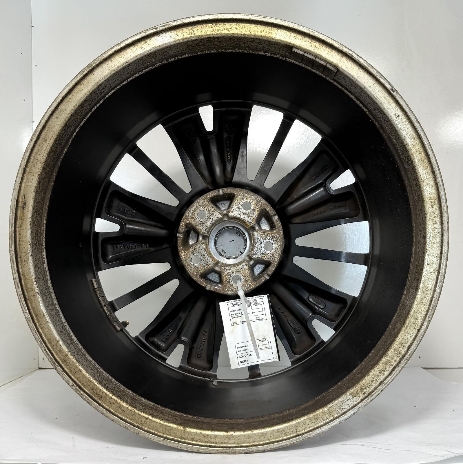2017-2020 NISSAN PATHFINDER WHEEL 18X7.5 ALUMINUM 15 SPOKE OEM