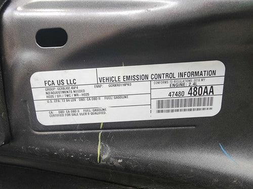 Used A/C Compressor fits: 2016 Dodge Dart 2.0 Grade B