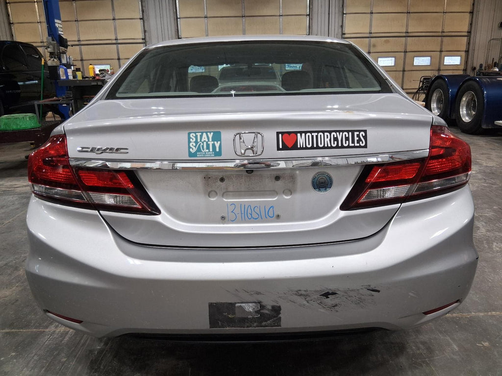Used Left Tail Light Assembly fits: 2013 Honda Civic Sdn 1.8L quarter panel moun