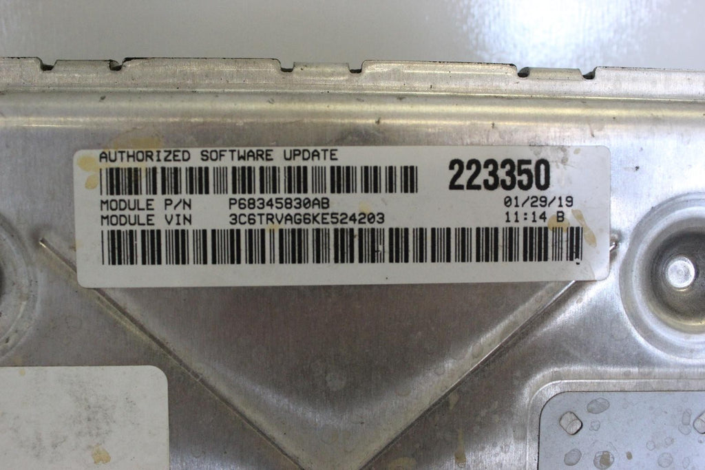 Used Engine Control Module (ECM) fits: 2019 Ram Promaster 1500 van Electronic Co