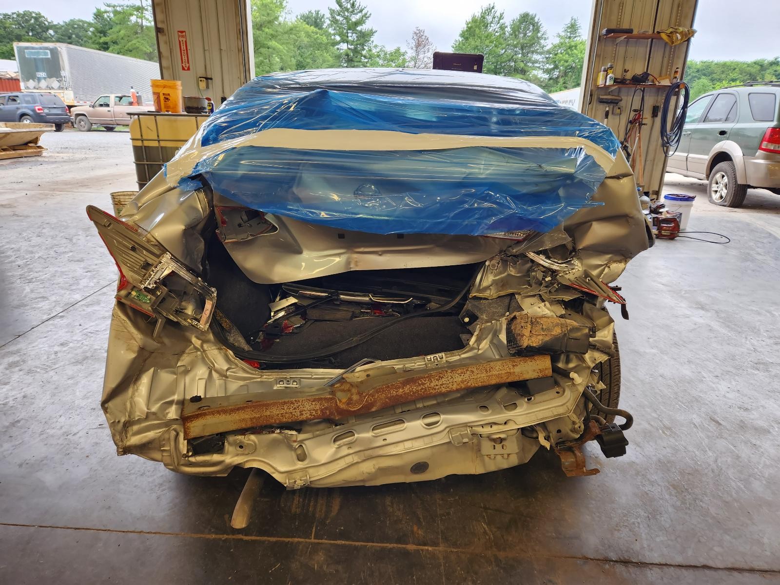 Used Steering Column fits: 2016 Nissan Sentra Floor Shift with electric servo po