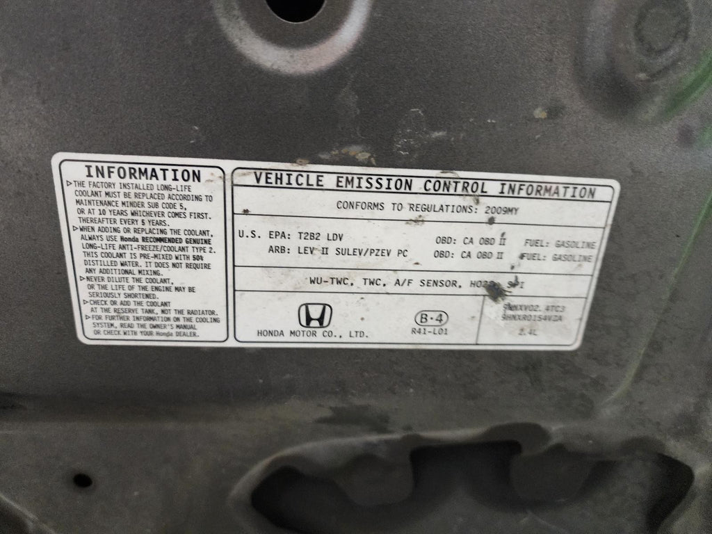 Used Alternator fits: 2009 Honda Accord 2.4 Grade C
