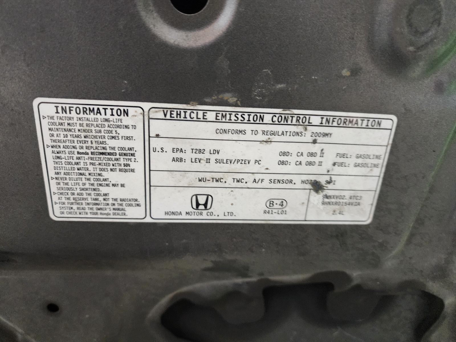 Used Alternator fits: 2009 Honda Accord 2.4 Grade C