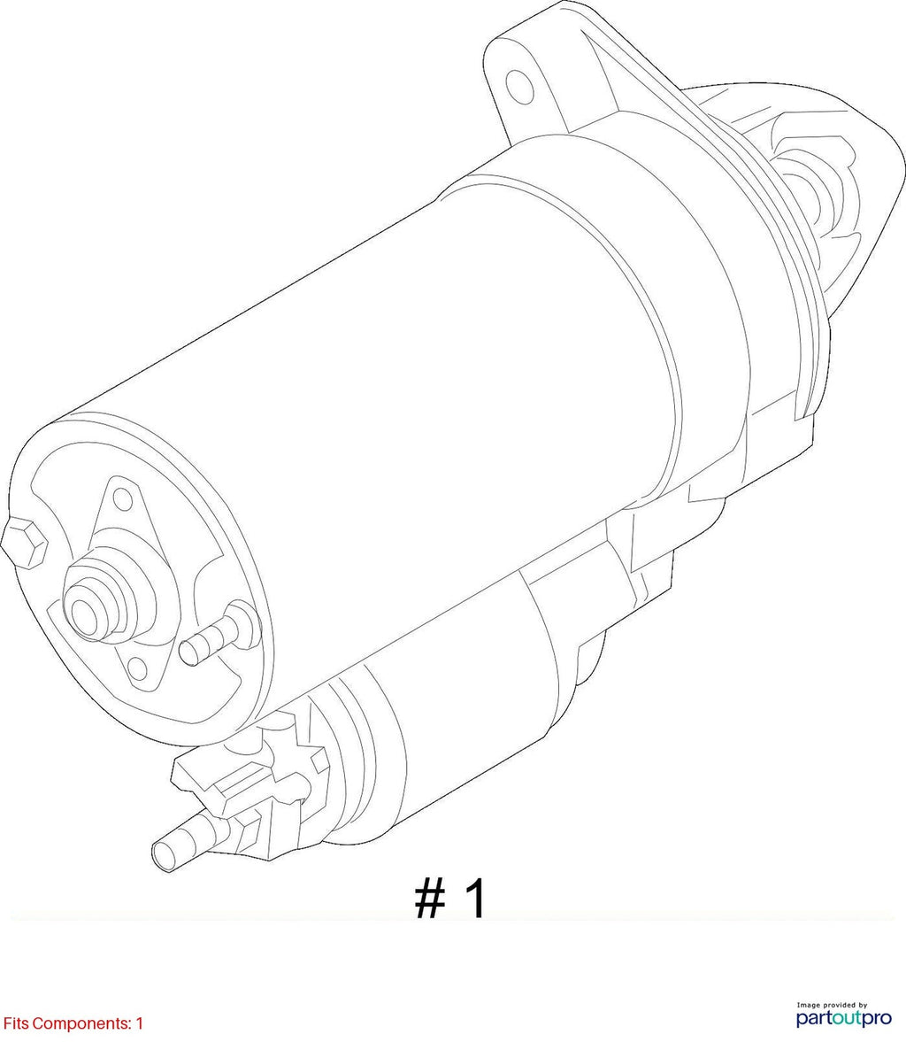 Used Starter Motor fits: 2013 Bmw X5 xDrive50i 4.4L twin turbo Grade C