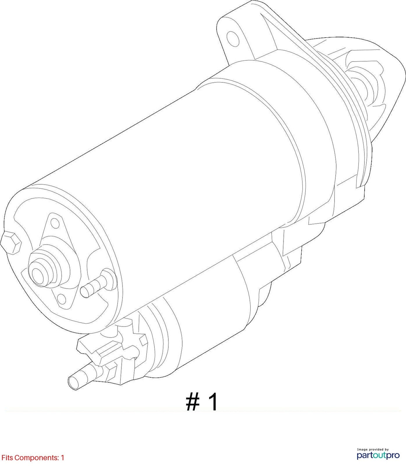 Used Starter Motor fits: 2013 Bmw X5 xDrive50i 4.4L twin turbo Grade C