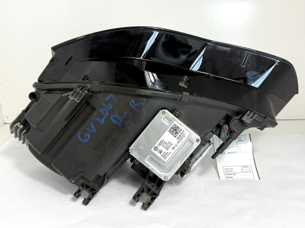 2013-2016 AUDI A5 RIGHT SIDE HEADLIGHT XENON HID SELF ADJUSTING OEM