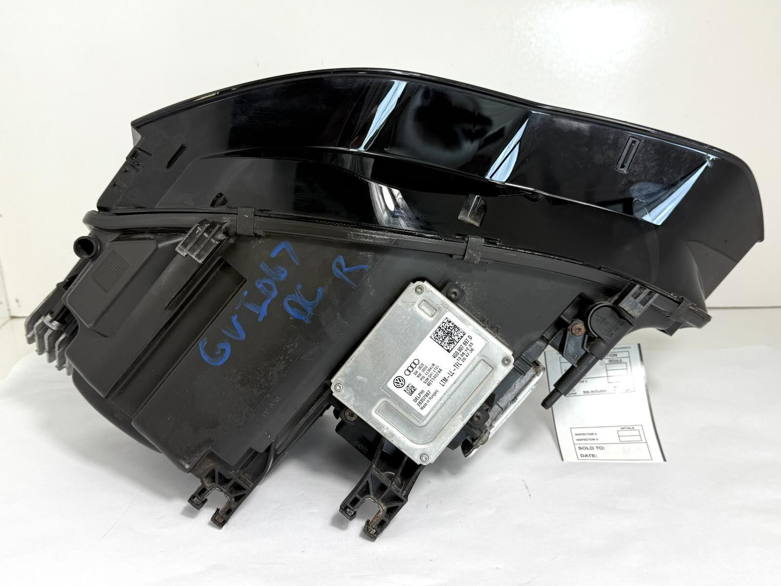 2013-2016 AUDI A5 RIGHT SIDE HEADLIGHT XENON HID SELF ADJUSTING OEM