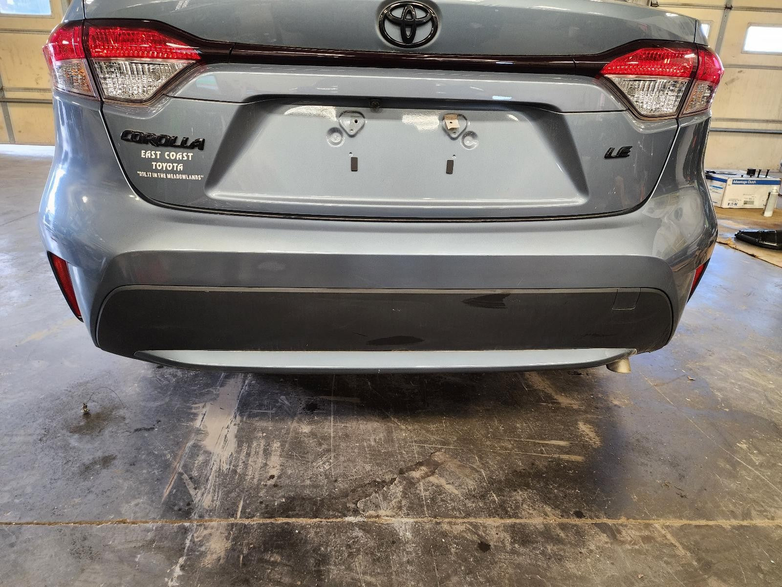 Used Rear Bumper Assembly Rear fits: 2022 Toyota Corolla Sedan gasoline w/o spor
