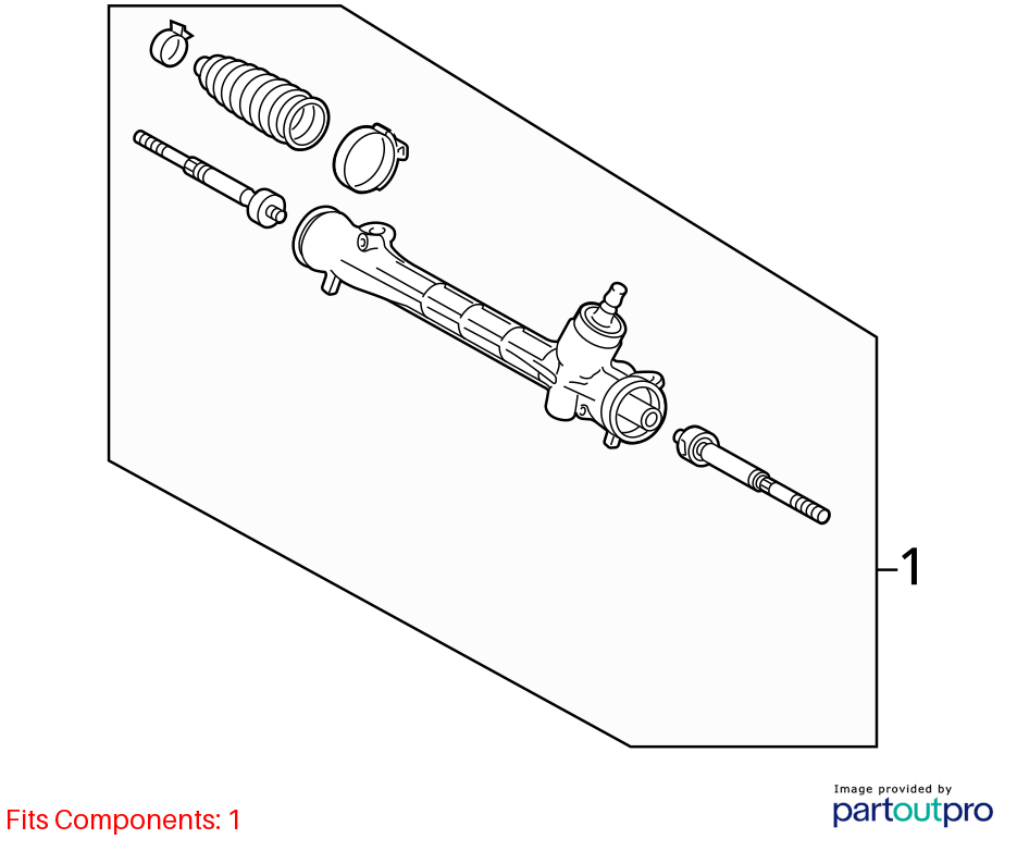 Used Rack and Pinion Assembly fits: 2010 Toyota Prius Power Rack and Pinion Priu