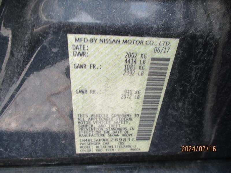Used Automatic Transmission Assembly fits: 2017 Nissan Altima AT 3.5L 6 cylinder