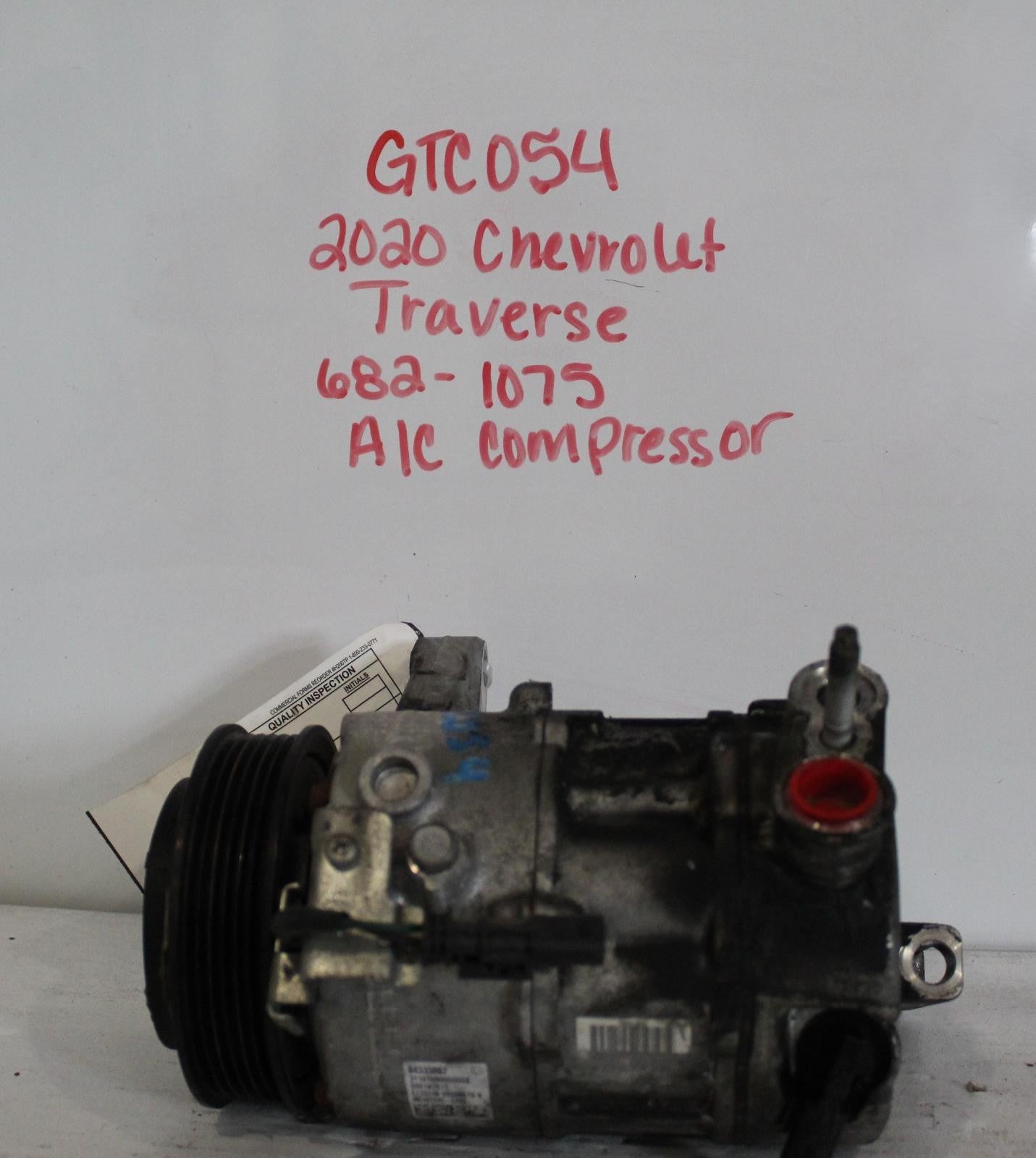 CHEVROLET TRAVERSE Compressor  20 21 22 23