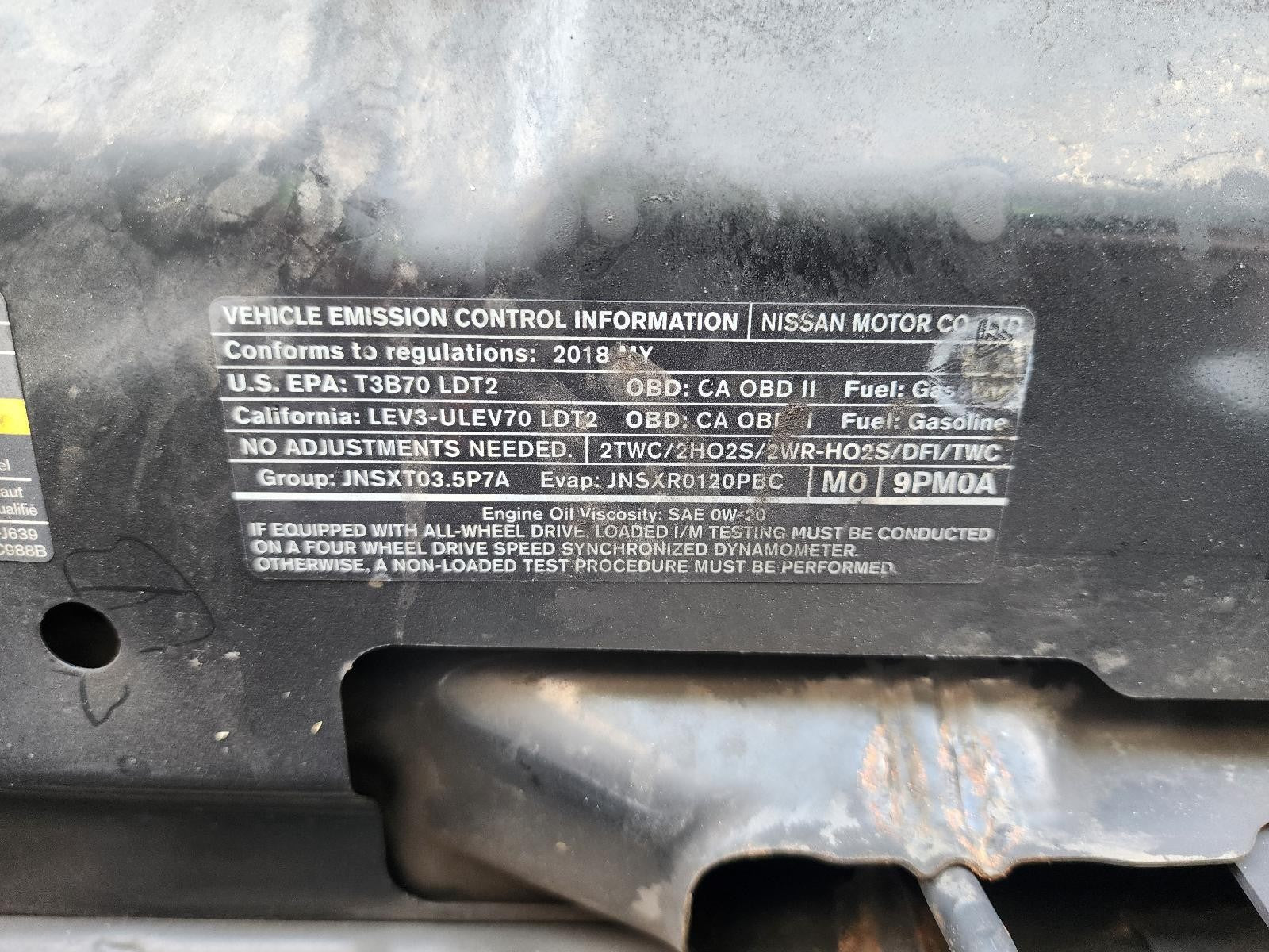 Used Alternator fits: 2018 Nissan Pathfinder  Grade B