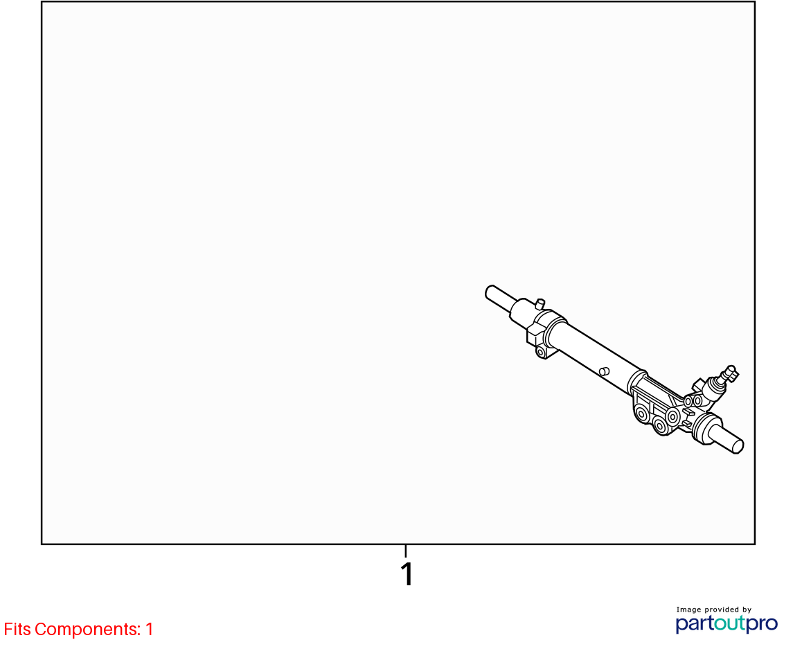 Used Rack and Pinion Assembly fits: 2017 Nissan Murano power rack and pinion Gra