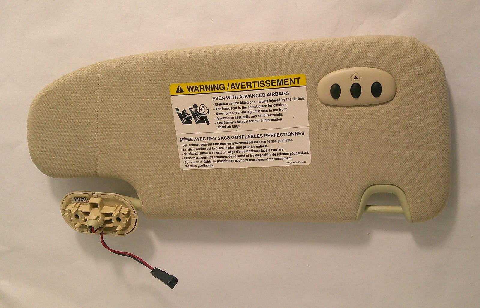 2006-2009 FORD FUSION SUN VISOR LEFT DRIVER SIDE OEM